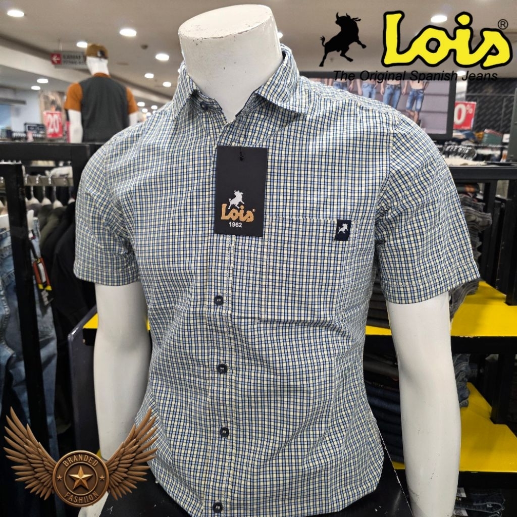 LOIS JEANS KEMEJA LENGAN PENDEK SLIMFIT KLS554