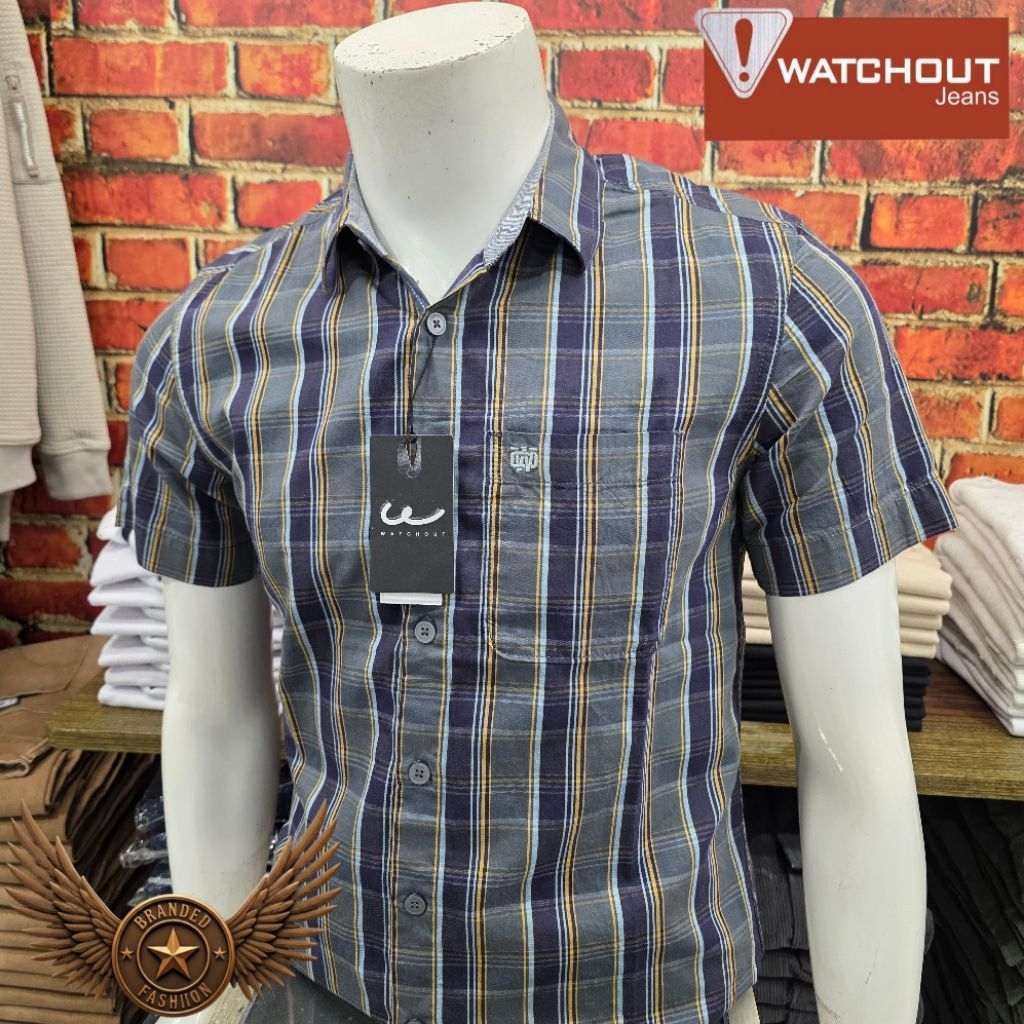 WATCHOUT JEANS KEMEJA LENGAN PENDEK JS502510109 OLIVE