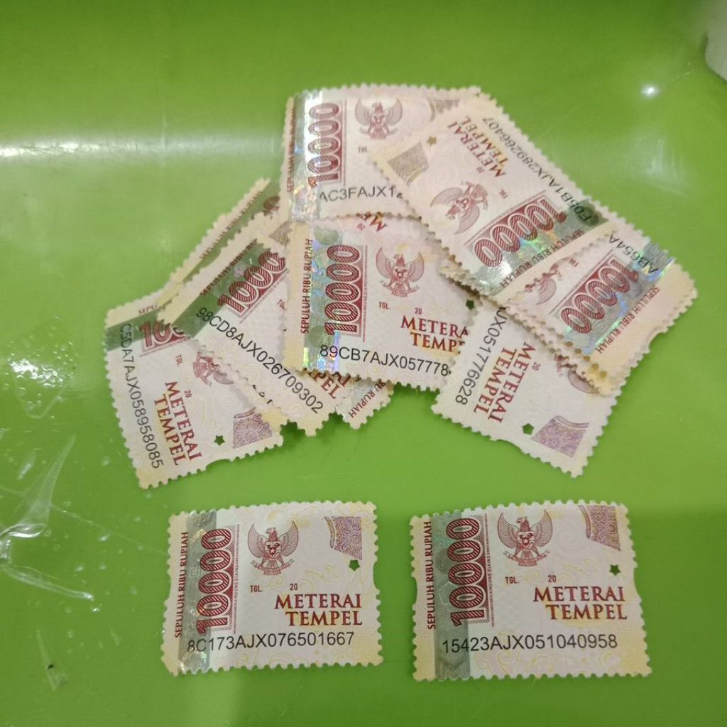 

Meterai fisik 10.000 baru resmi