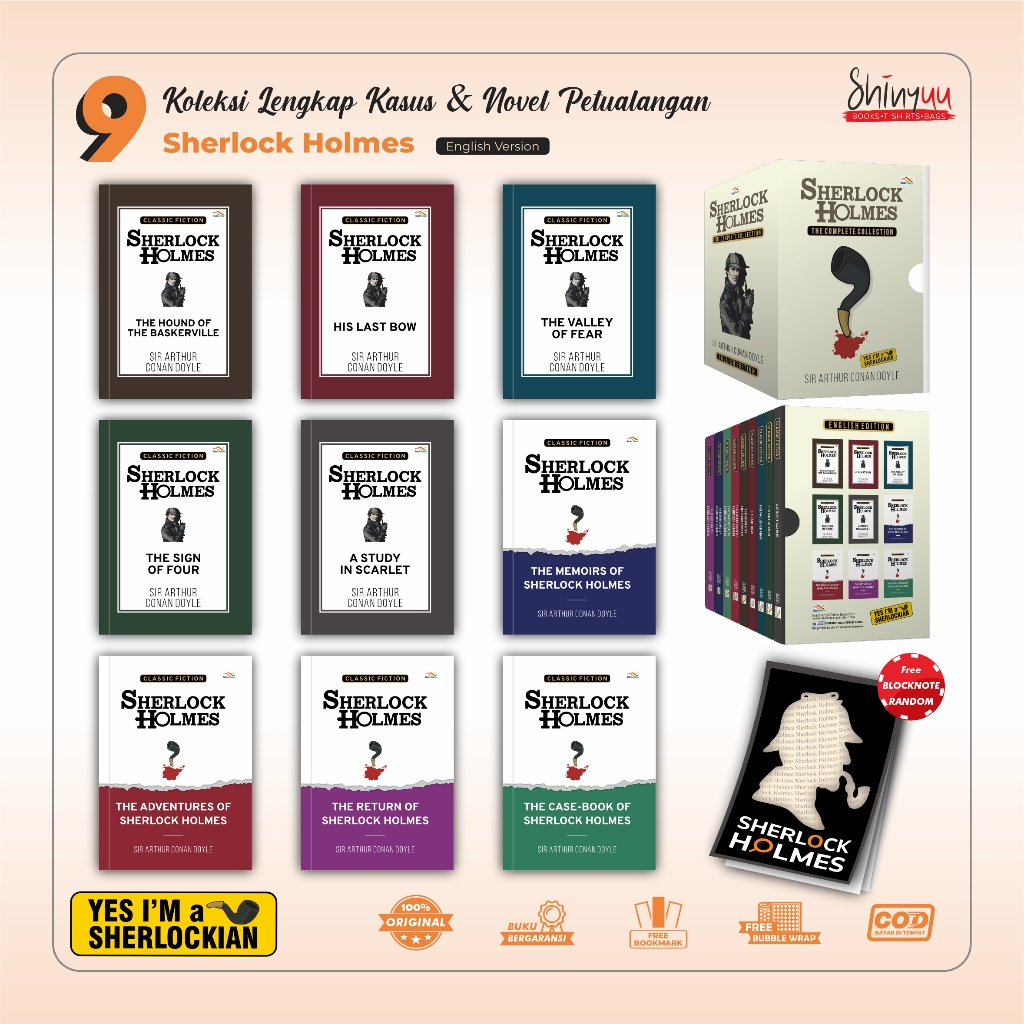 Sherlock Holmes Box Set versi Bahasa Inggris