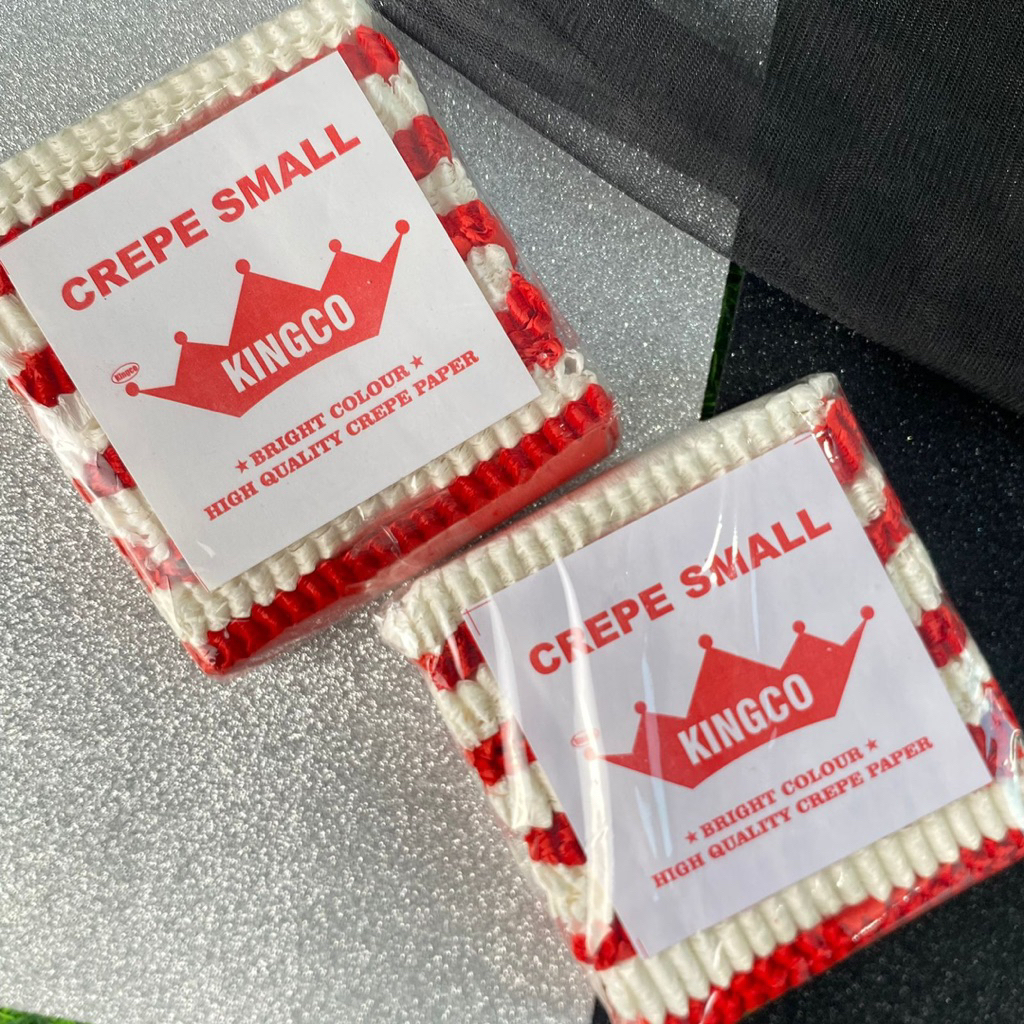 

Kertas Krep Merah Putih / Warna Warni (100pcs) / Kertas Krep Jumbo / Kertas Crepe Krep Potongan