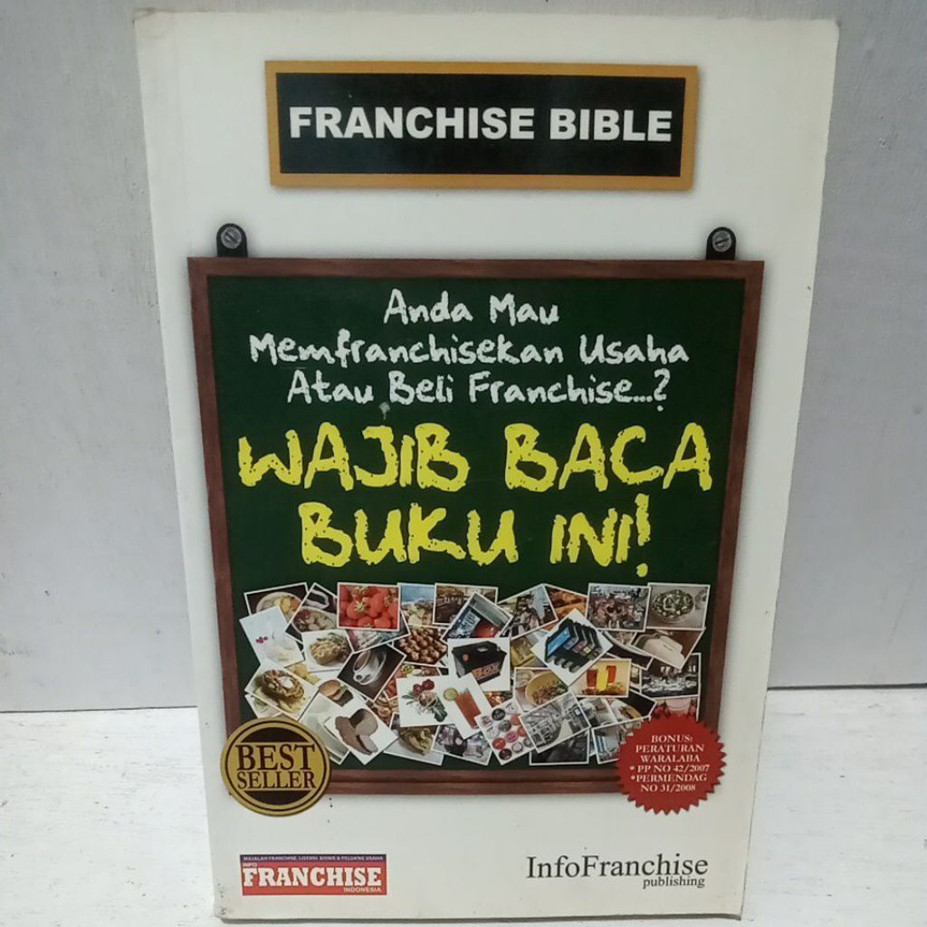 Buku Original ANDA MAU MEMFRANCHISEKAN USAHA ATAU BELI FRANCHISE WAJIB BACA BUKU INI - FRANCHISE BIB