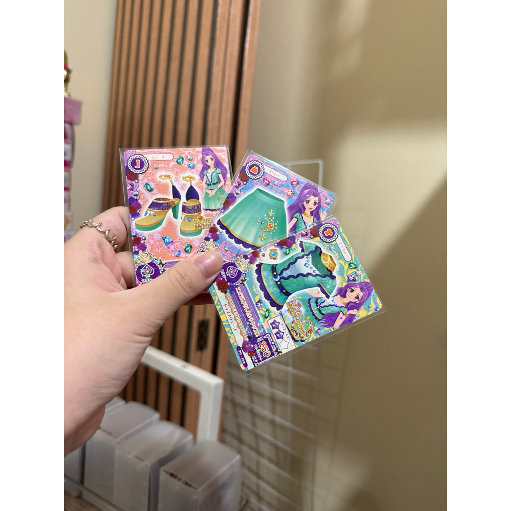 Aikatsu Kartu Love Moonrise Kanzaki Mizuki Emerald Crescent Coord