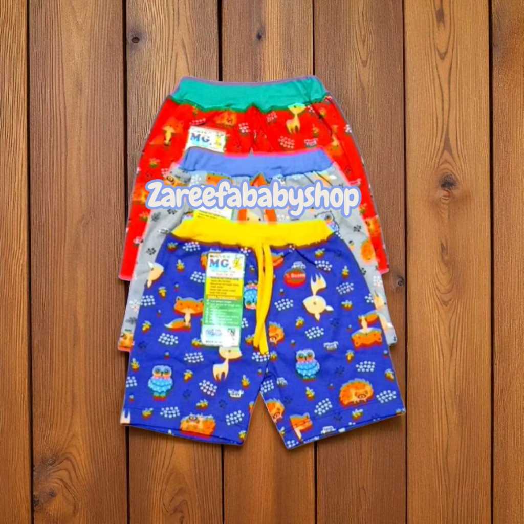 Moms Gift ( 6 Pcs ) Celana Boxer Anak Moms Gift Full Print M-XL Sni