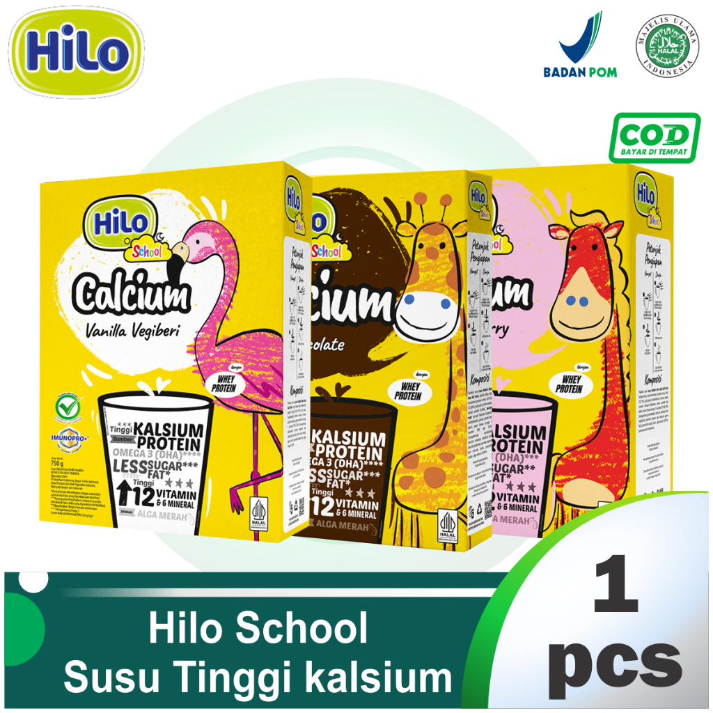 

HiLo School 500 gram - Susu Tinggi Kalsium Rendah Lemak