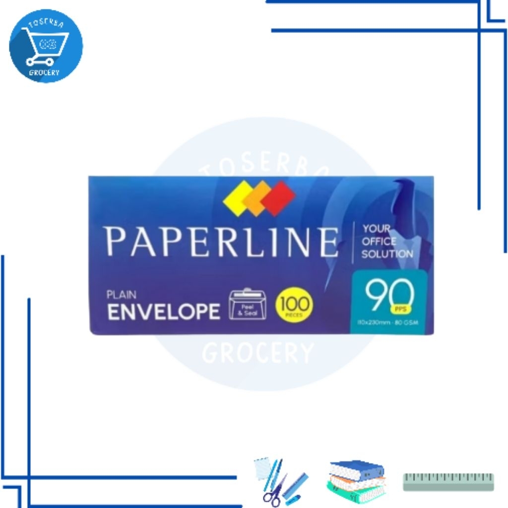 

Amplop Paperline No.90 Putih Polos