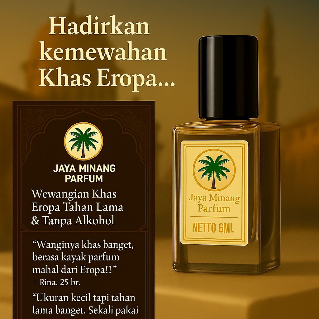 Lux Parfum Super Premium 6ml - Inspired Parfum Khas Eropa I Unisex Parfum Tahan Lama Roll-On Non Alk