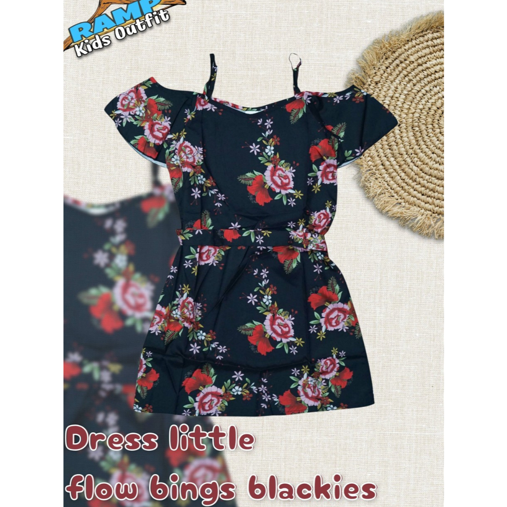 dress anak perempuan | gaun anak perempuan | dress anak motif bunga | dress anak perempuan sabrina |