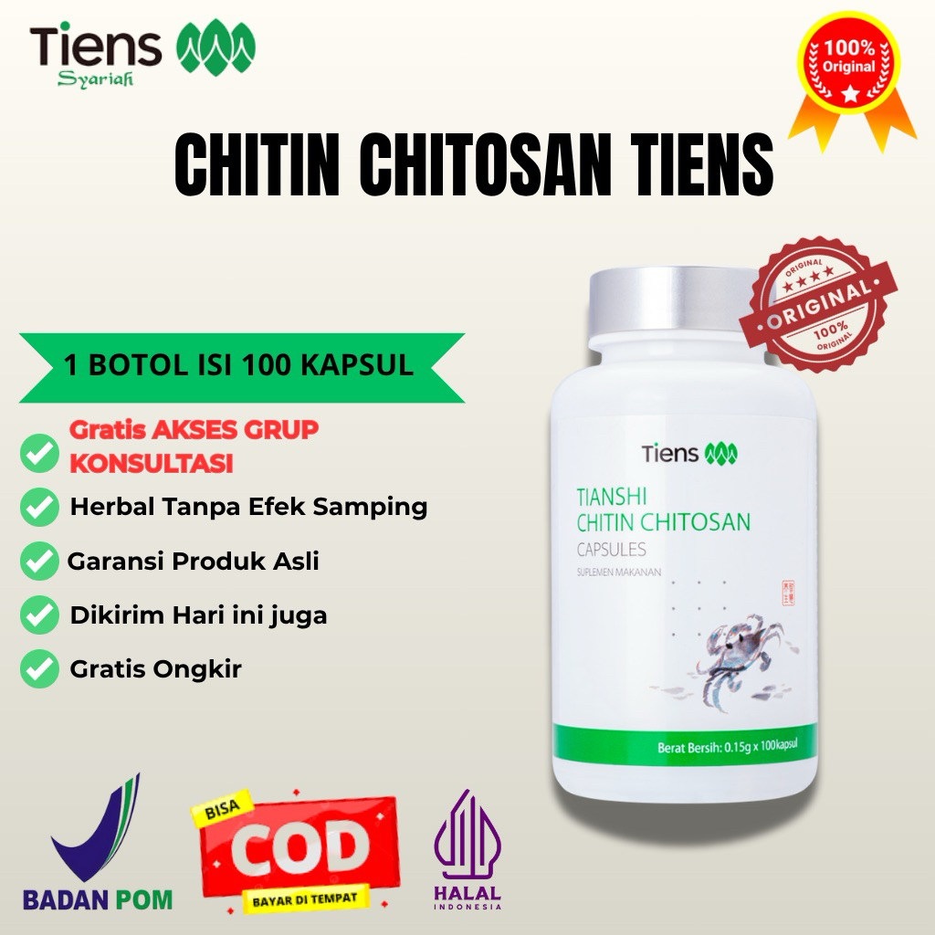Chitin Chitosan | Obat Maag Tiens | Obat Pelangsing Tiens | Pelangsing Murah