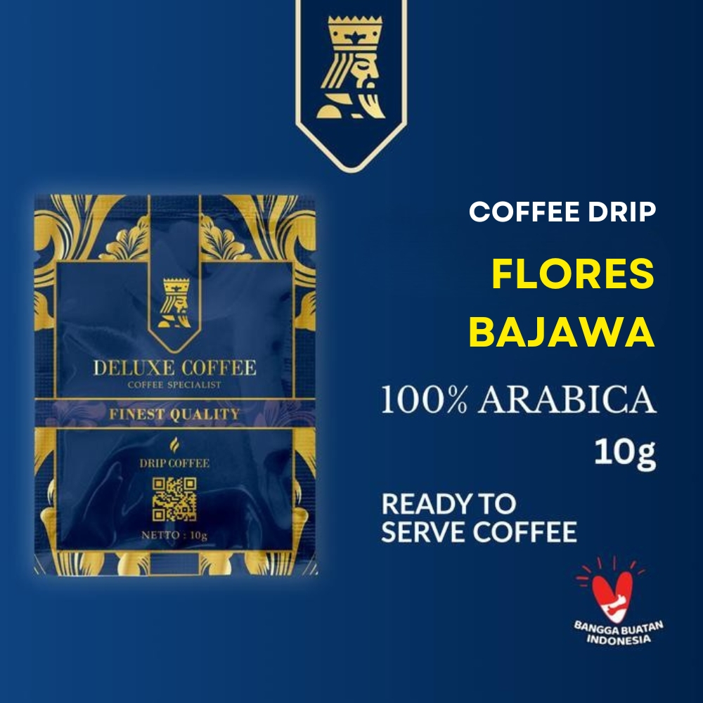 

DELUXE COFFEE - Kopi Drip Bag Arabika - Flores Bajawa 10gr