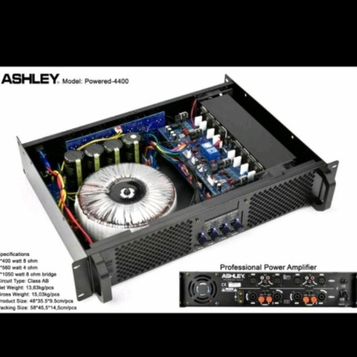 POWER ASHLEY POWERED 4400 ORIGINAL 4 CHANNEL ASHLEY POWERED4400