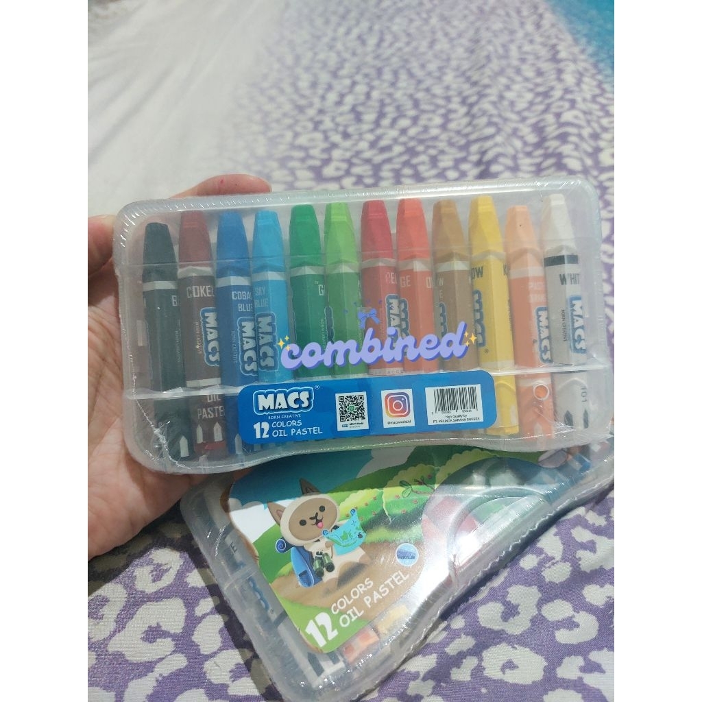 

CRAYON MACS 12 COLORS OIL PASTEL