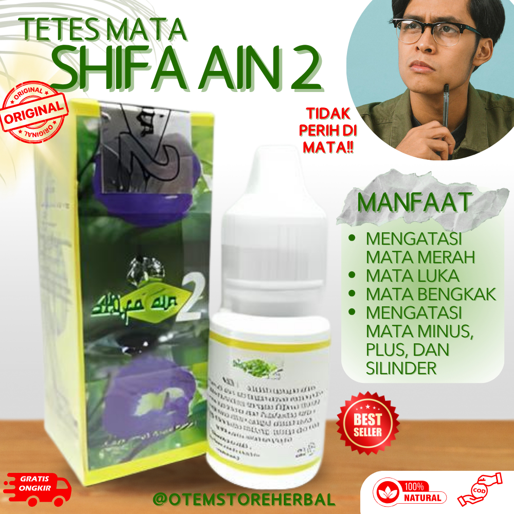 Syifa Ain 2 Tetes Mata Asli & Manjur | Solusi Mata Minus Plus, Katarak, Pandangan Berbayang