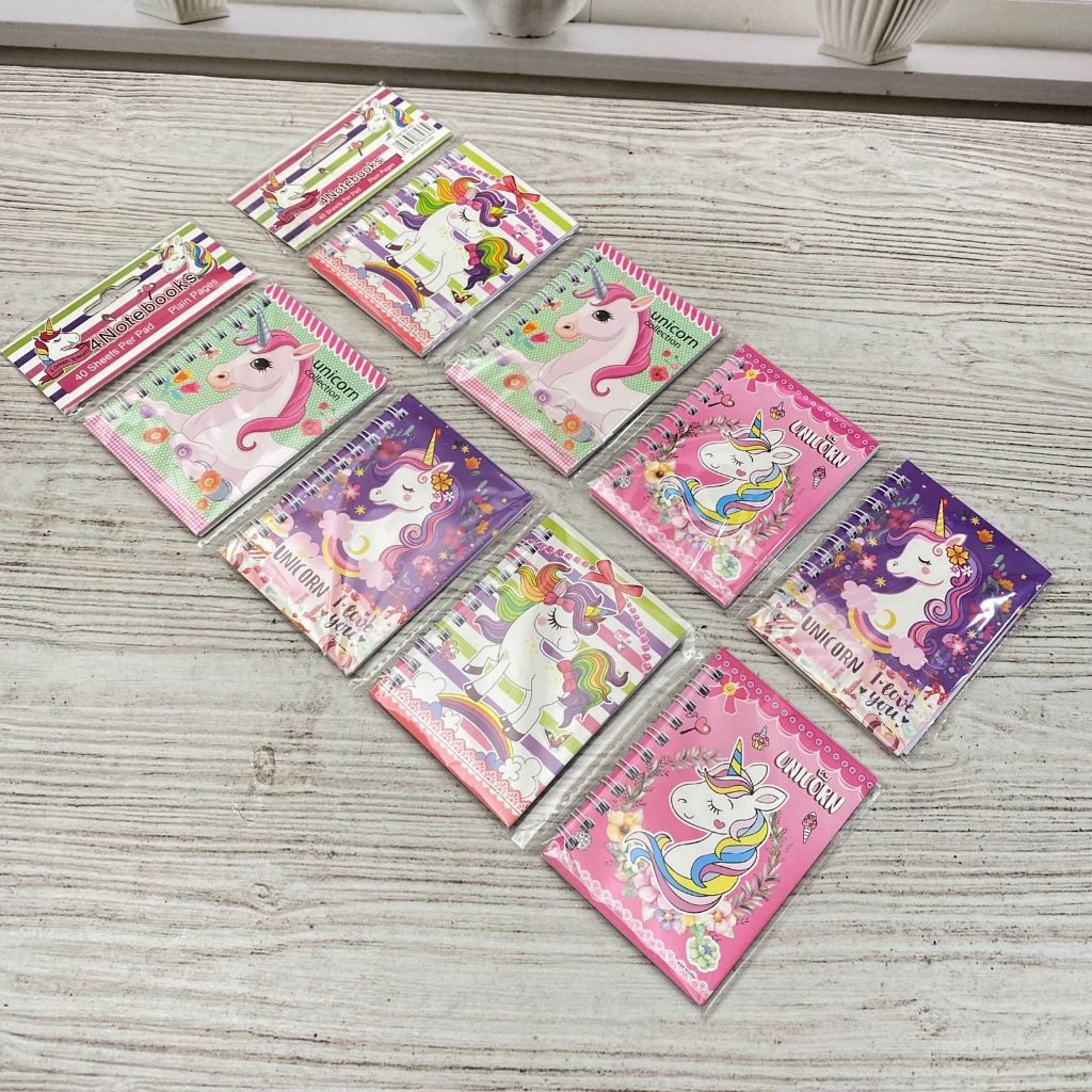 

BUKU BINDER SPIRAL A7 UNICORN 1 RENCENG ISI 4 PCS BUKU TULIS KEBUTUHAN ANAK SEOLAH BUKU LUCU IMUT IMPORT TERMURA NOTEBOOK