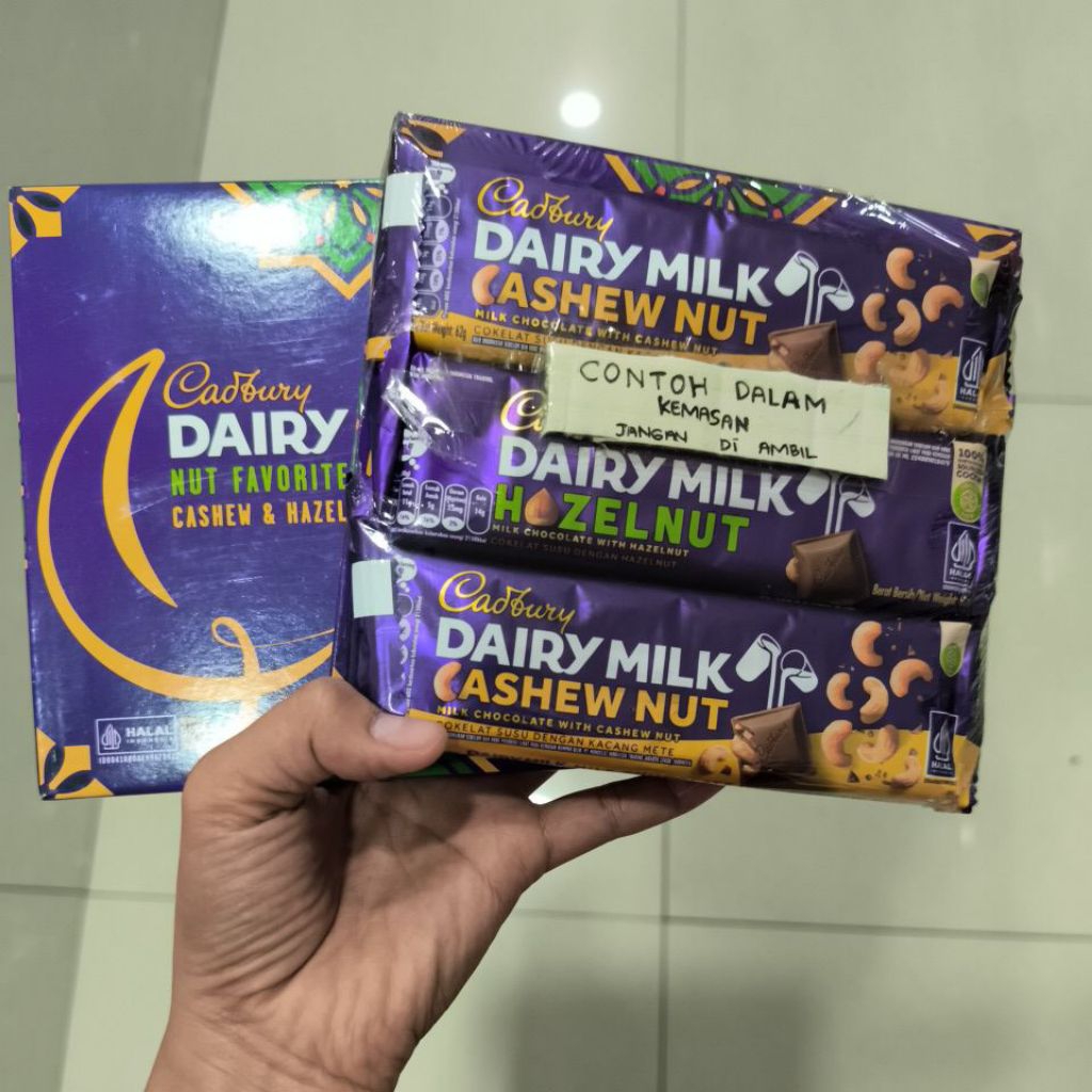 

PROMO BUY 2 GET 1 CADBURY CASHEW + HAZELNUT (62gr)