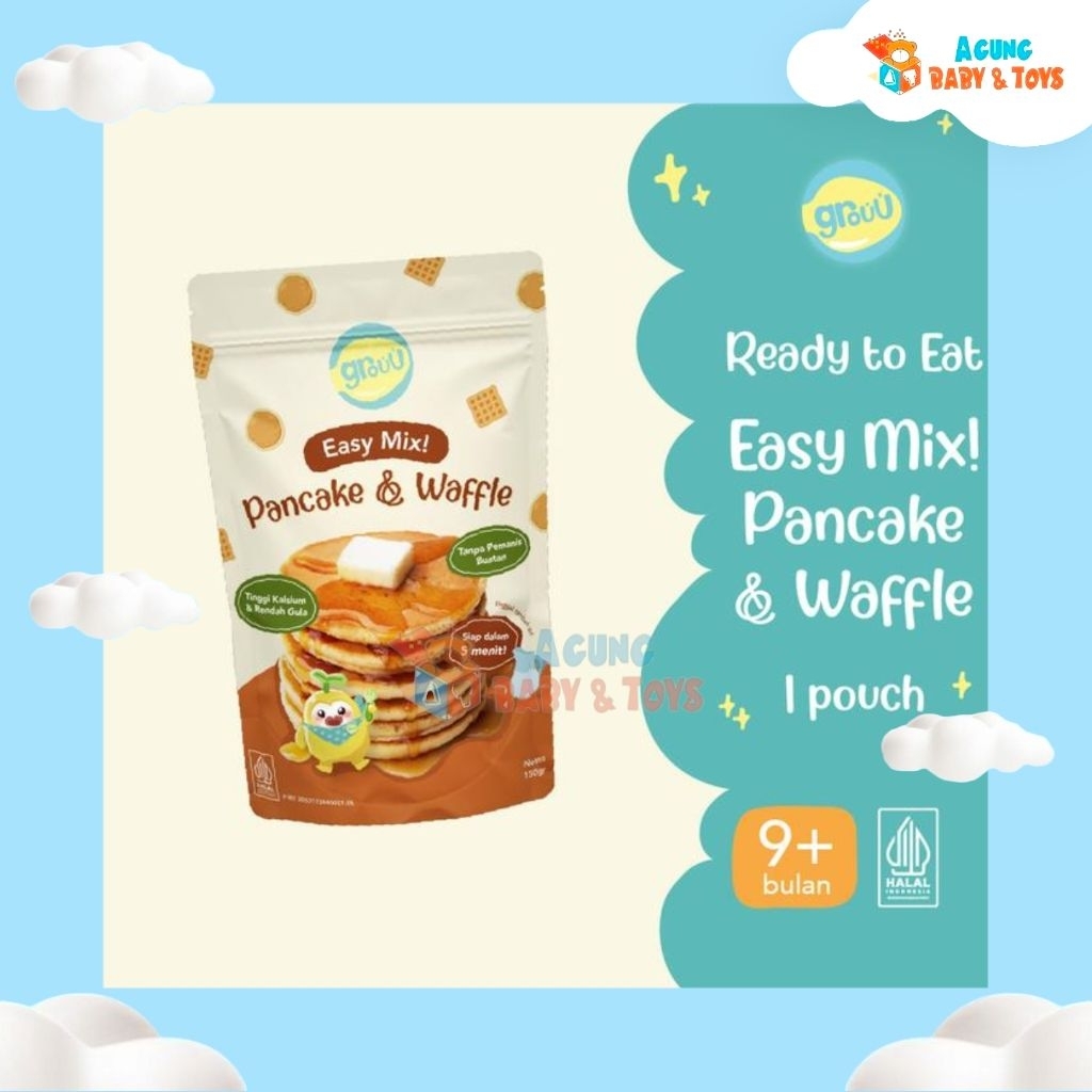 

Grouu easy mix pancake & waffle 9m+