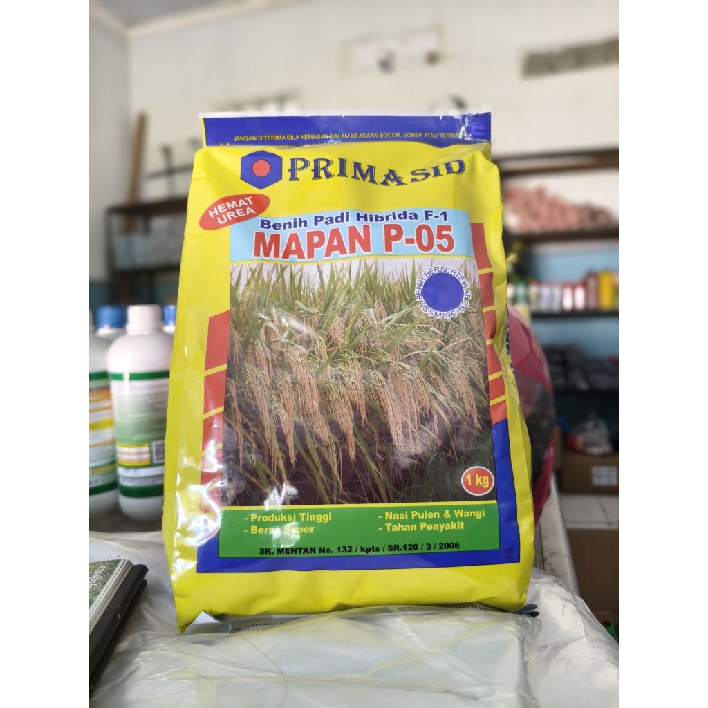 Benih padi hibrida F-1 MAPAN P0-5 exp 07-2026(ORI)