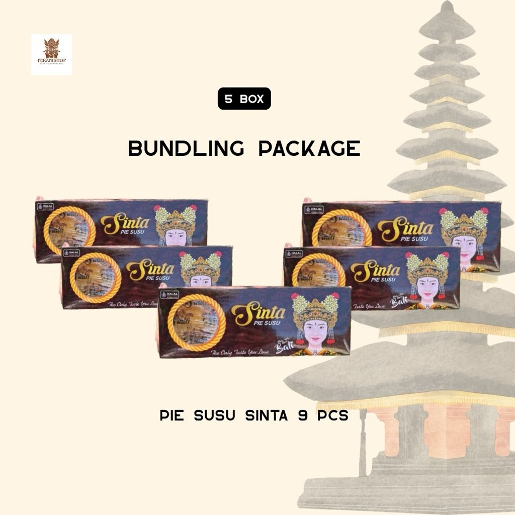 

[PROMO] PIE SUSU SINTA ISI 9 PAKET BUNDLING || FREE PACKING KERDUS DAN BUBLE WARP || OLEH OLEH KHAS BALI