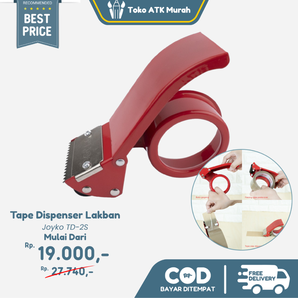 

Tape Dispenser Lakban Joyko TD-2S