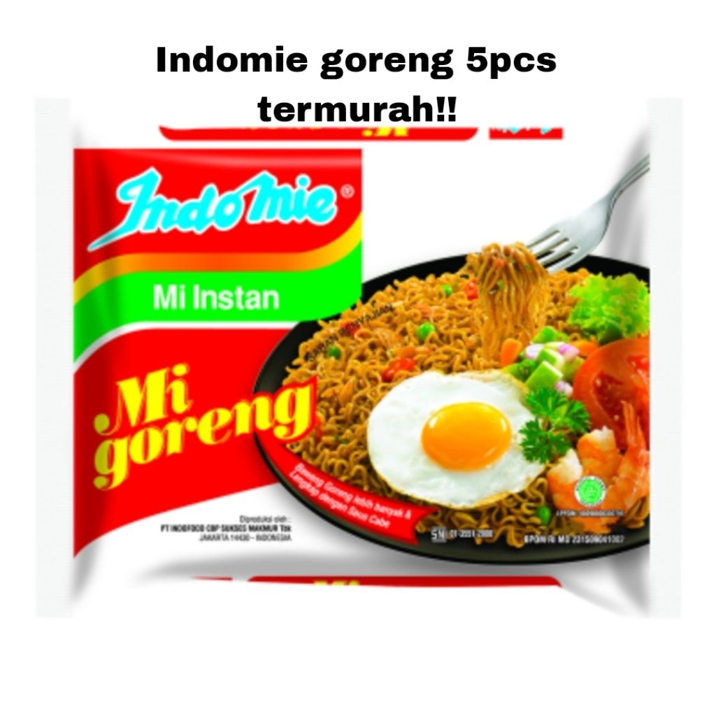 

INDOMIE GORENG 5 PCS PROMO TERMURAH!!