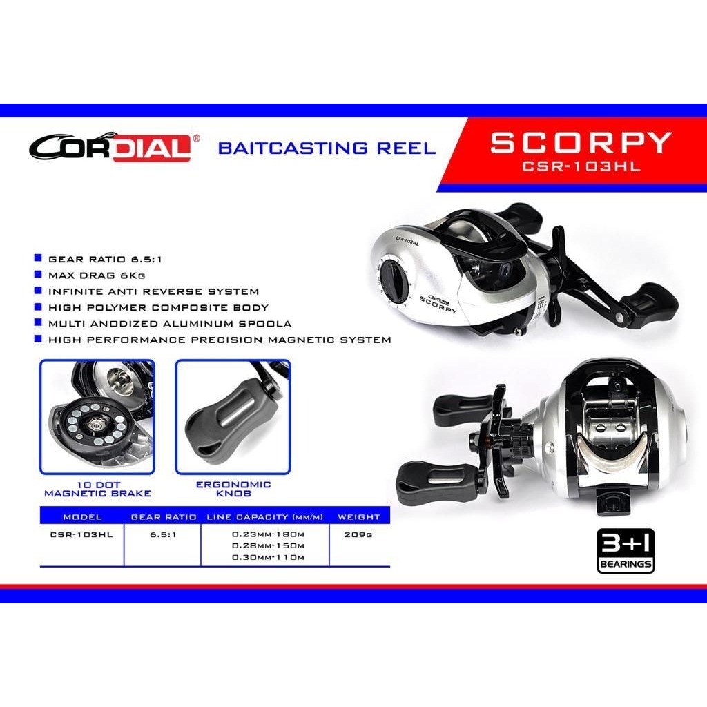 Reel BC Cordial Scorpy