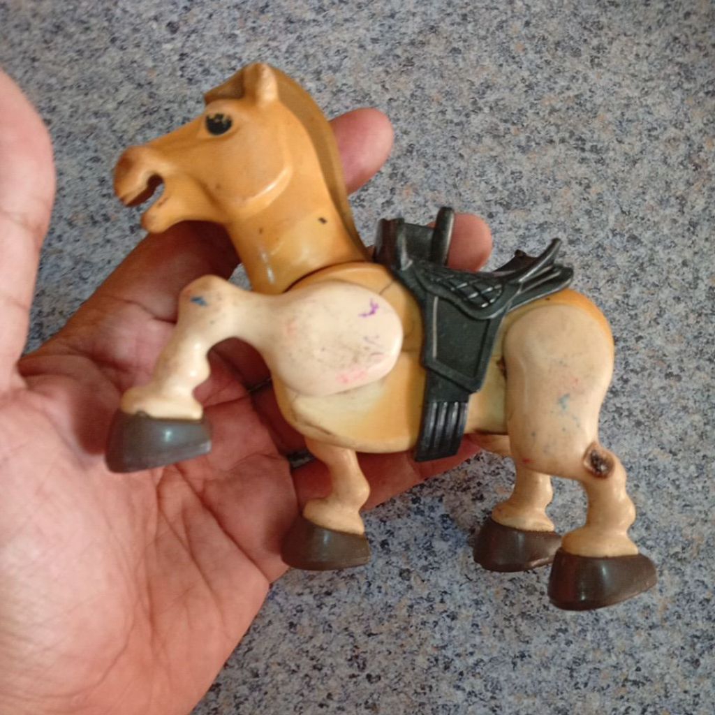 Vintage 1979 Fisher Price Cheval Husky Helper Horse Cowboy