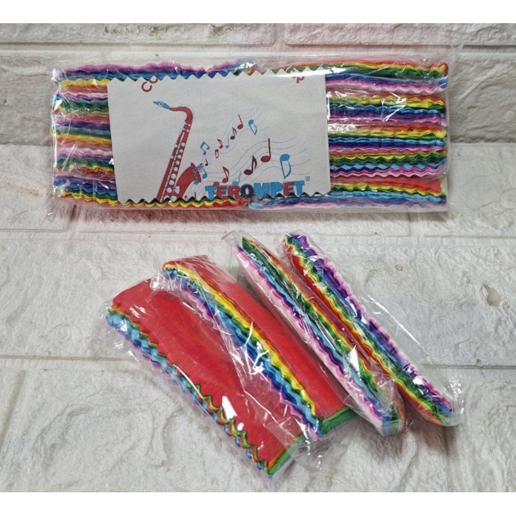 

Kertas Krep / Crape Potong Warna Warni isi 10pcs/pack