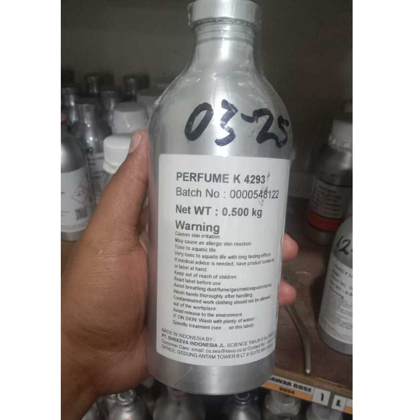 BACCARAT K 4293 BIBIT PARFUM MURNI SEGEL 500 GRAM PRODUK KEVA ( NO 1 )
