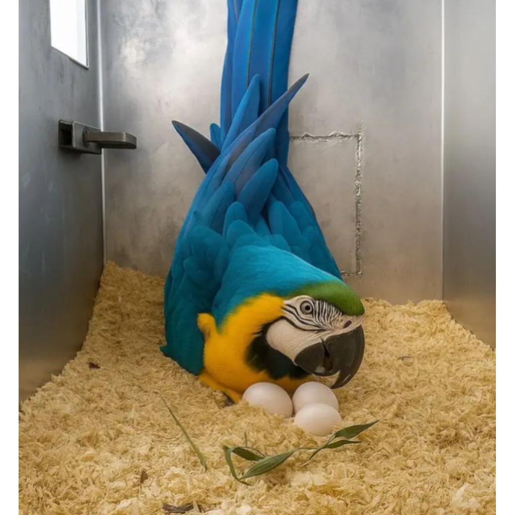 

Telur Burung Macaw fertil siap tetas