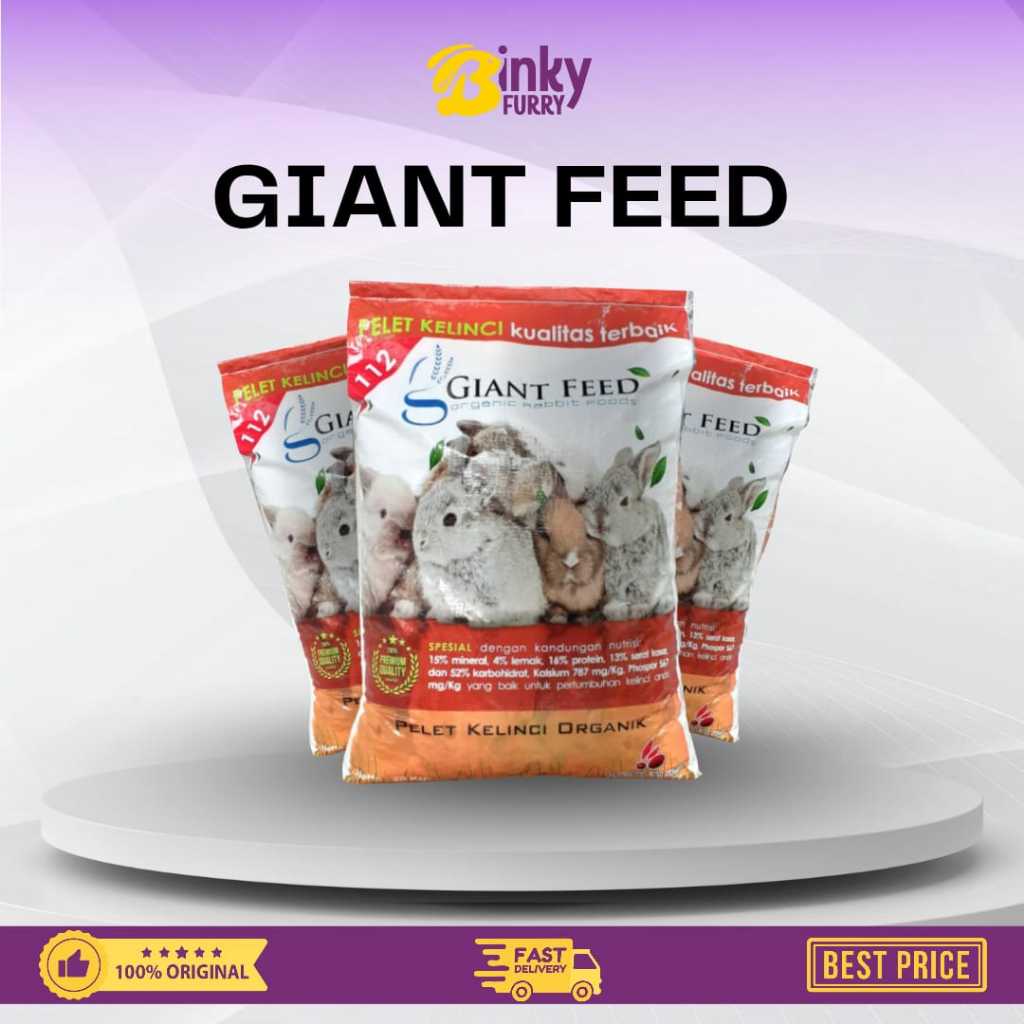 Giant Feed Pakan Kelinci Bernutrisi 1 kg