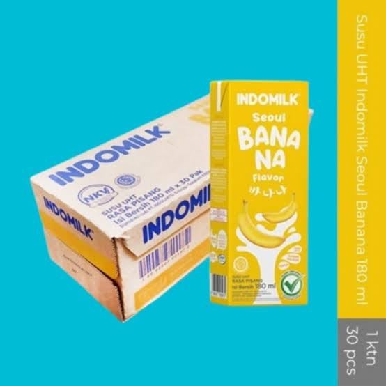 

INDOMILK SEOUL UHT RASA PISANG 1 DUS 30 PCS