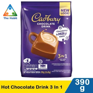 

(The Habit) cadbury hot chocolate drink 3 in 1 | Minuman instant bubuk coklat