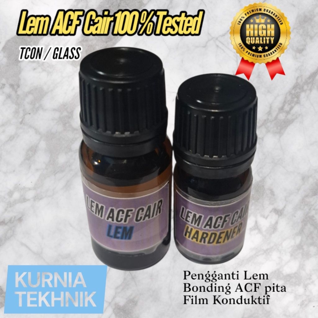 Lem ACF cair untuk kaca panel TV LED / tcon Dan LCD HP,Mudah Diaplikasikan (Tidak Menggumpal)