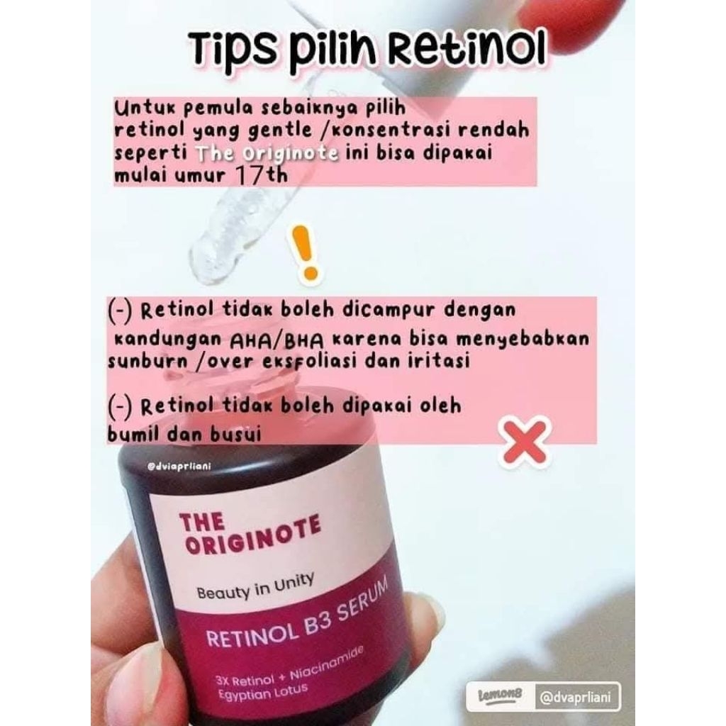 the originote retinol serum