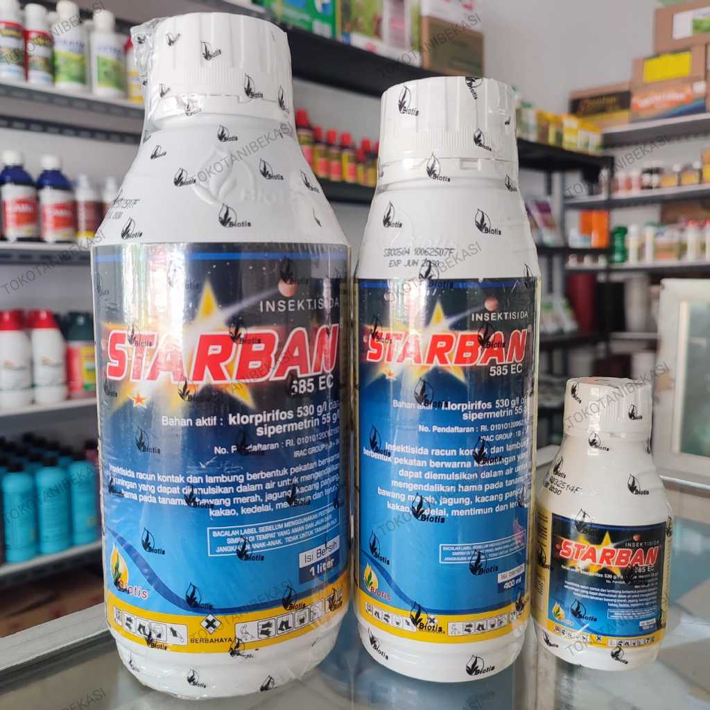 Insektisida STARBAN 585 EC Obat Pembasmi Hama Walang Sangit Padi