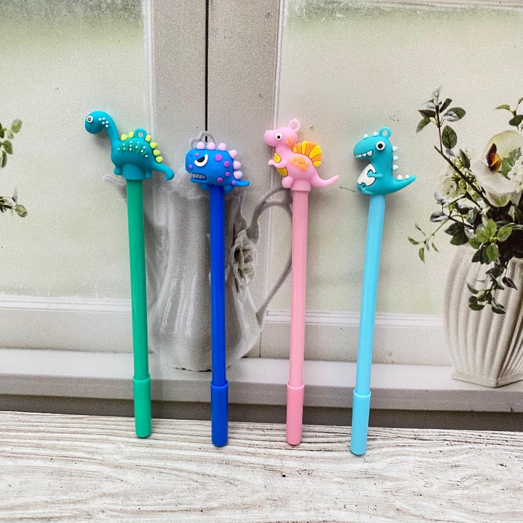 

PULPEN GEL KARAKTER DINOSAURUS SERIES pena lucu tinta hitam bisa COD pen imut keren pulpen unik atk kebutuhan anak sekolah termurah import