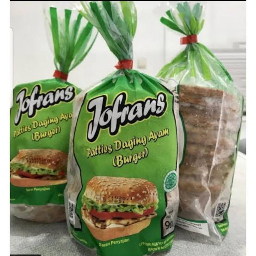 

Jofrans Patties Burger Ayam 900 gr isi 15 Pcs (Frozen Food)
