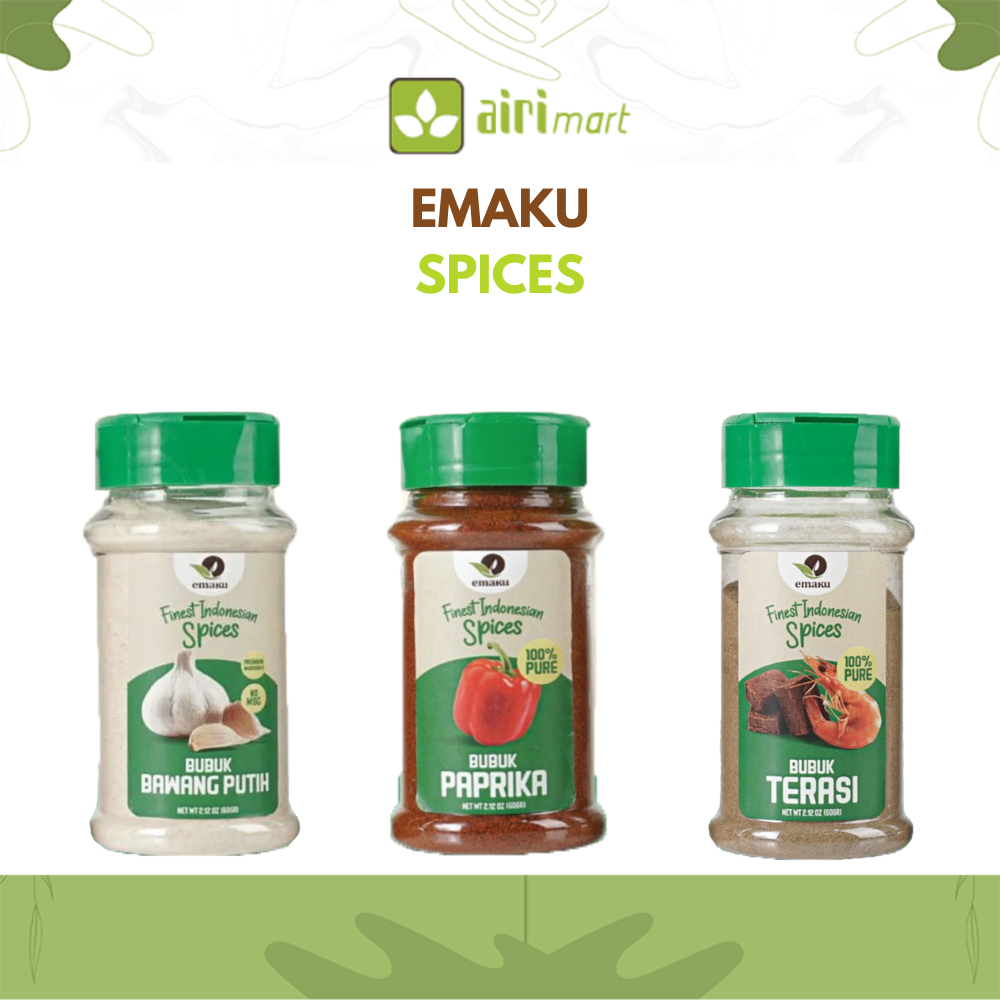 

Emaku Bumbu Tabur Garlic, Paprika, Terasi 60 Gr