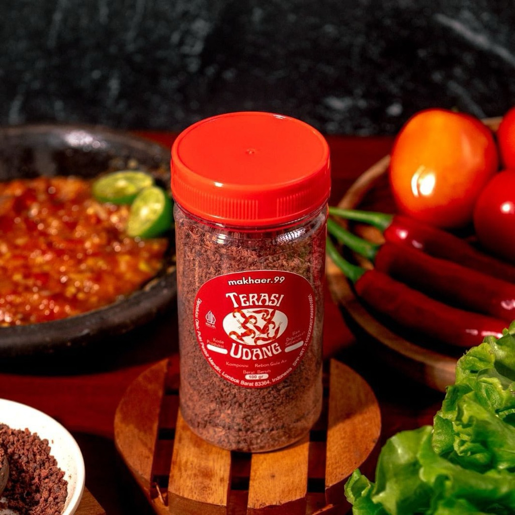 

Terasi udang khas lombok 36 pcs