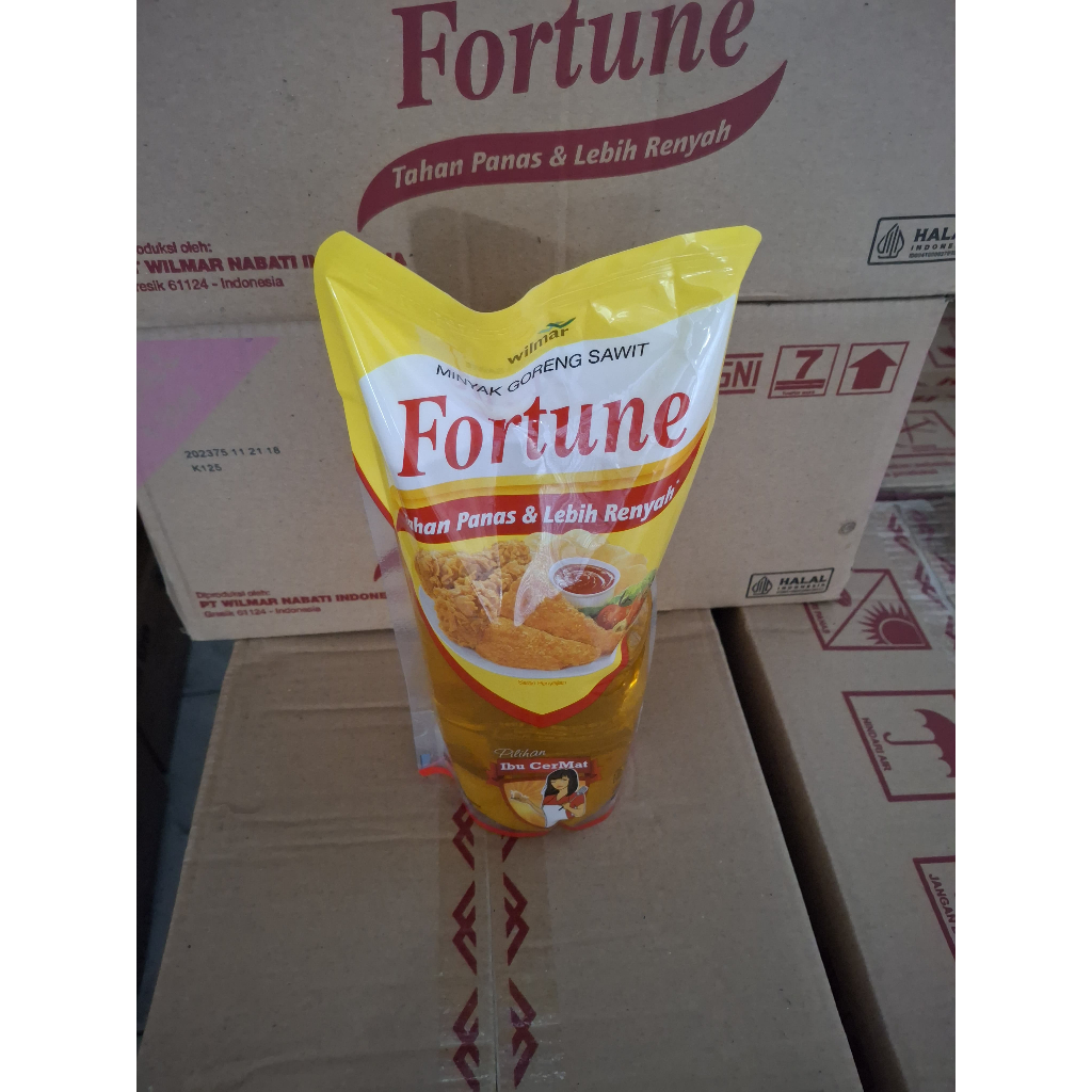 

Minyak Goreng 1 Liter Fortune Refill Pouch 1 Karton