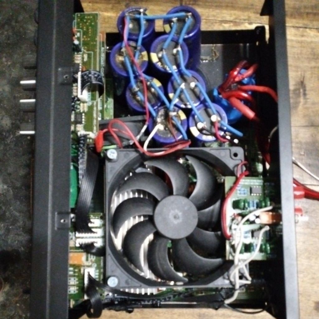 Sunbuck AV-MP326BT Modifikasi power ampli mobil 12V