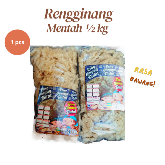 

TOKO BITAKU - KODE A - RENGGINANG BAWANG BUTAT - Kerupuk Rengginang Mentah 1/2 kg - Camilan Rengginang 500 gr