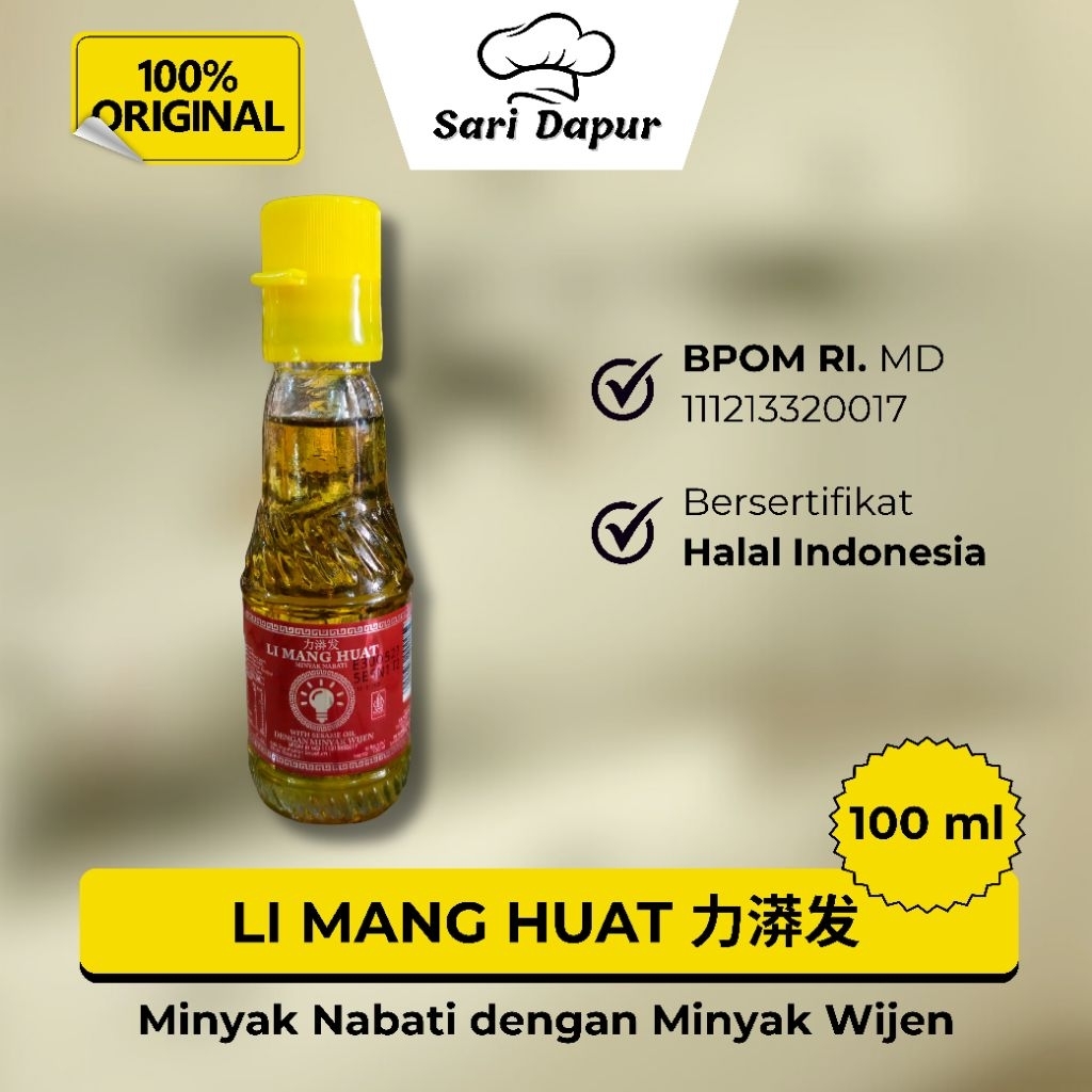 

LI MANG HUAT Minyak Nabati dengan Minyak Wijen 100ml