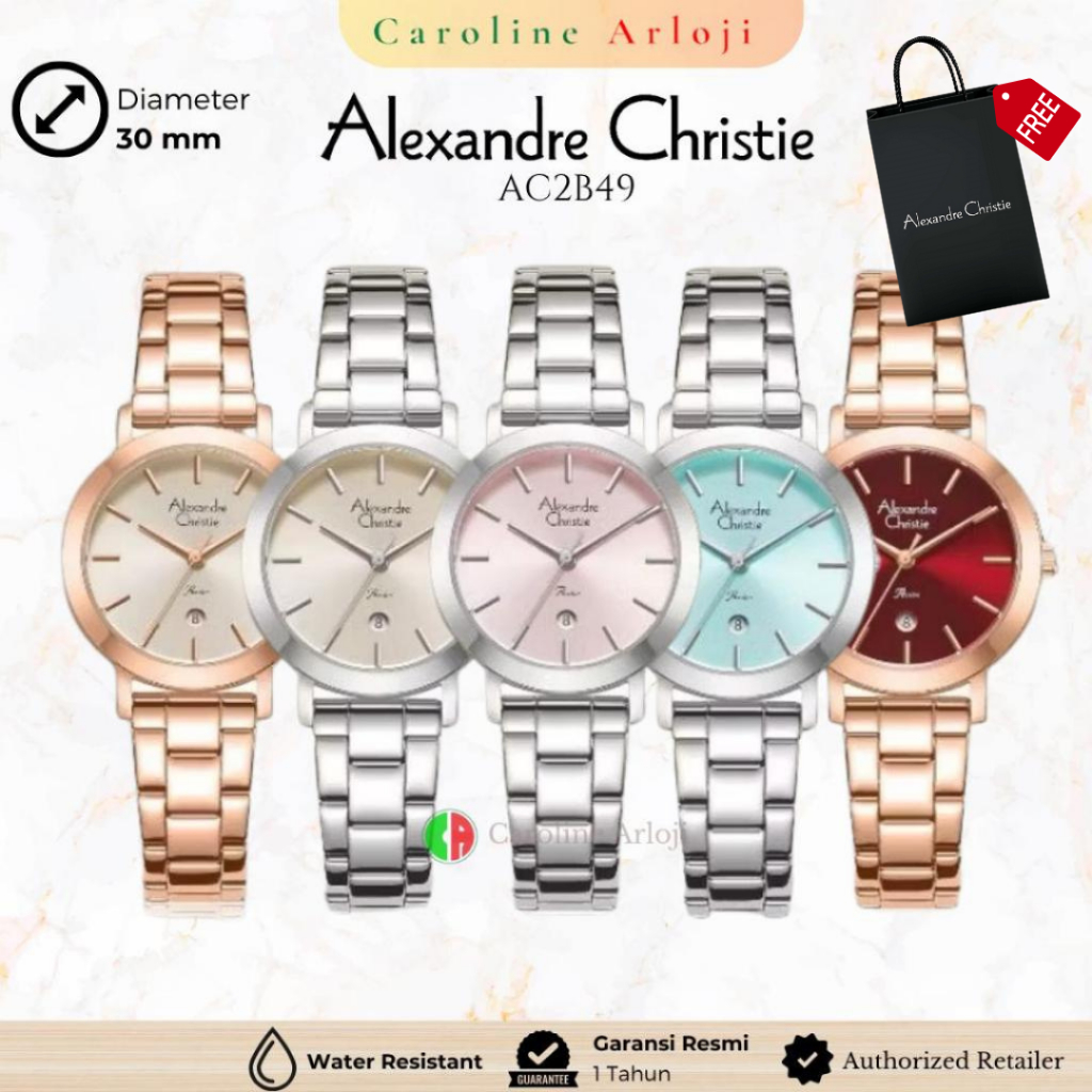 Jam Tangan Wanita  Alexandre Christie AC2B49 / AC2839 / AC8578 / AC8648 / AC8652 / AC8654 / AC8658 /