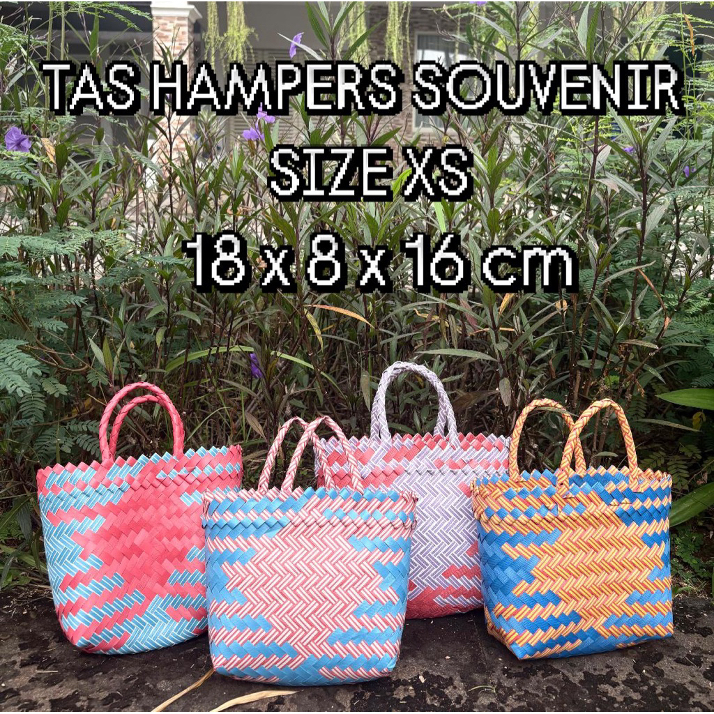 

TAS ANYAMAN HAMPERS SIZE XS / TAS HAMPERS LEBARAN NATAL / TAS SOUVENIR ULANG TAHUN