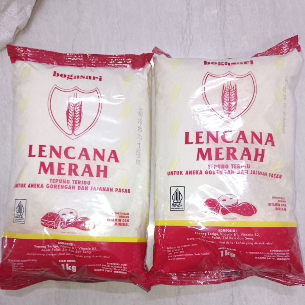 

TEPUNG TERIGU LENCANA MERAH 1KG