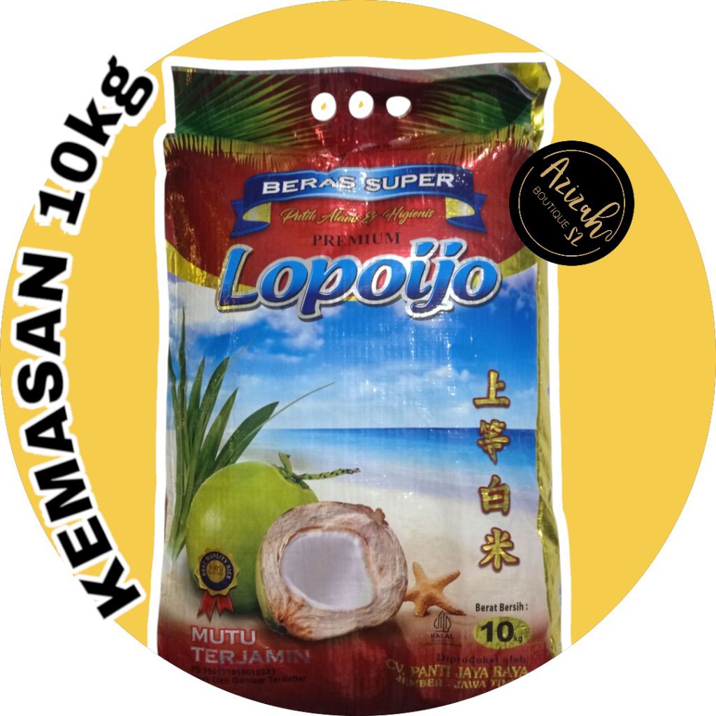 

10kg - Beras LOPOIJO, Beras Premium Murah