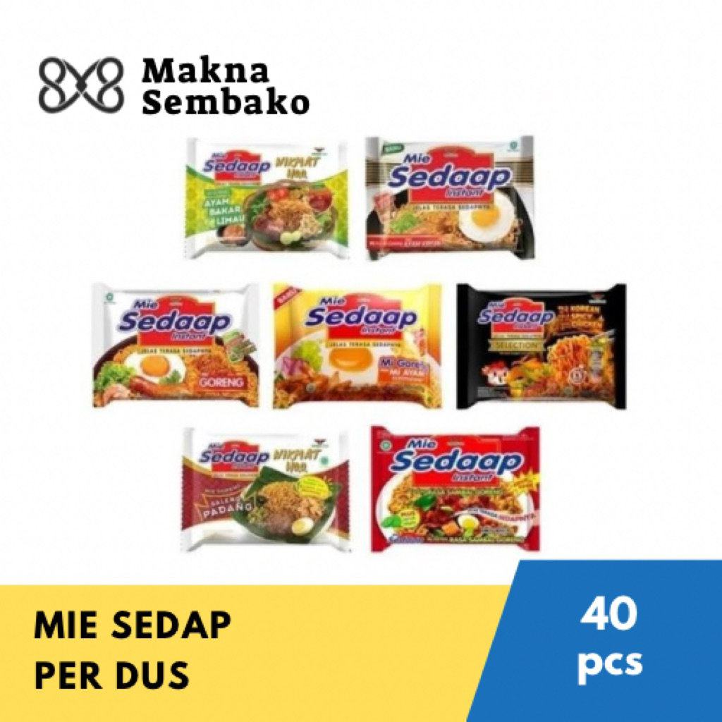 

[PER DUS / SETENGAH DUS] MIE SEDAAP ALL VARIAN BISA MIX RASA