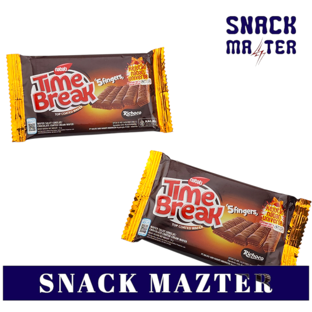 Ireng_Sgtireng Nabati Time Break Renceng - Isi 10 Bks X 14 Gr