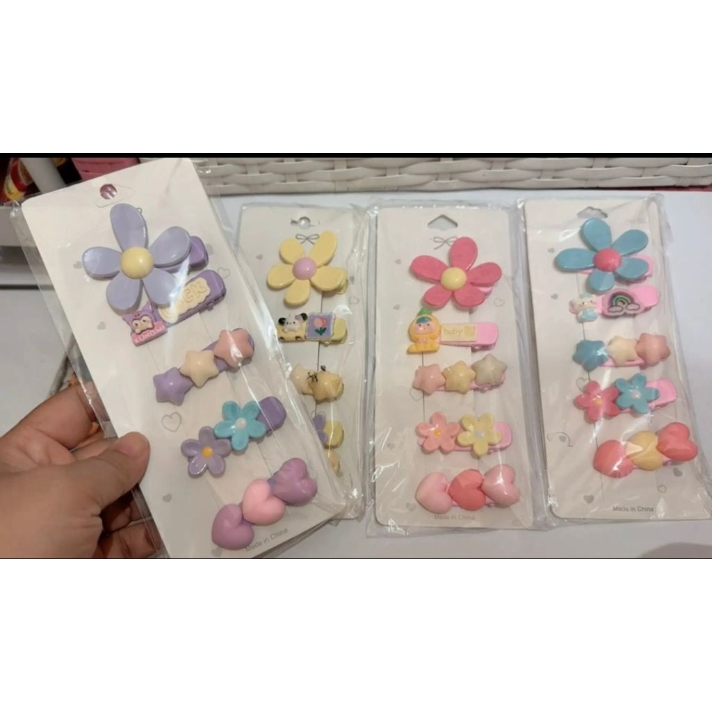 Jepit Rambut Anak Motif, Jepitan Rambut Anak